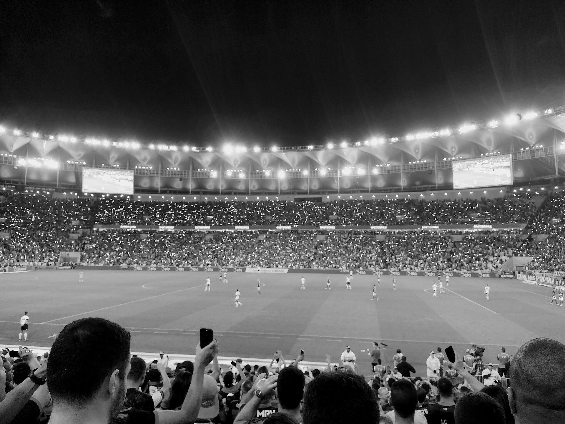 Flamengo jogando contra o São Paulo em setembro de 2022