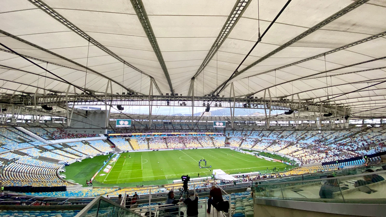 Maracanã em 9 de julho de 2023. Fotografia de arquivo. Não registra o Fla-Flu atual.