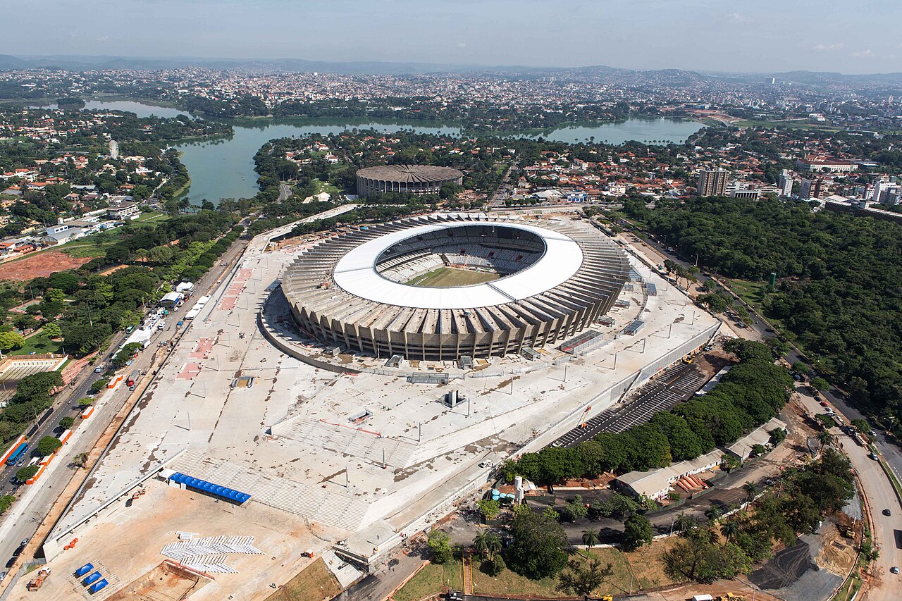 Vista do Mineirão em 08/12/2012