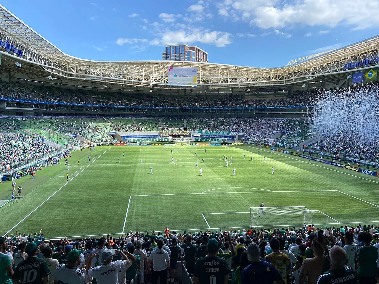 Allianz Parque na final da Copa São Paulo de Futebol Júnior de 2022.