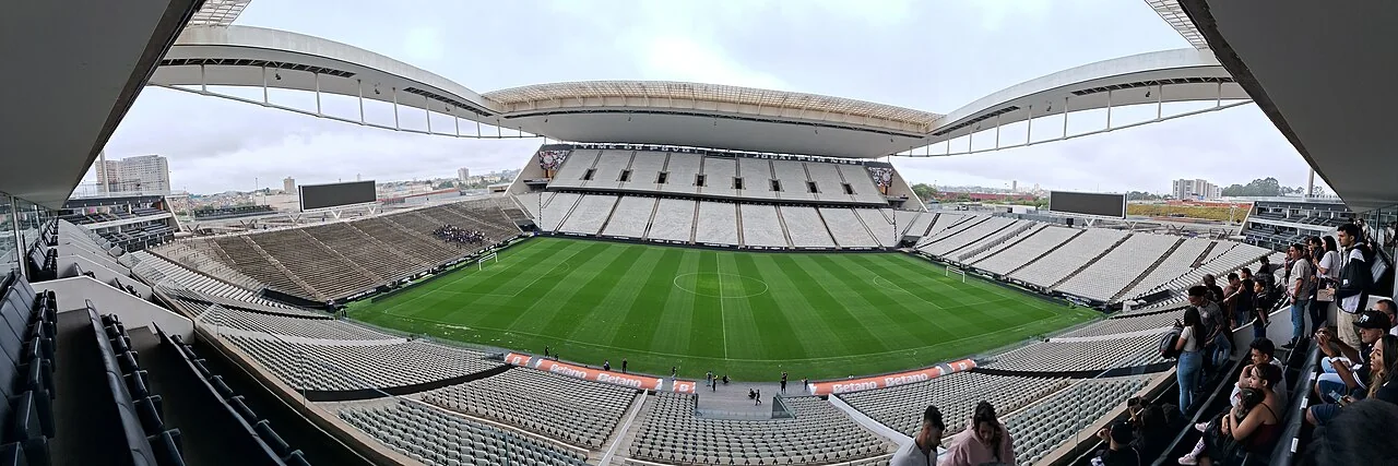 Vista panorâmica da Neo Química Arena.