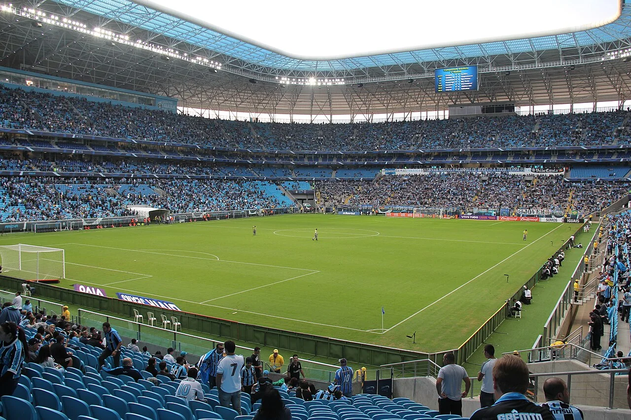 Arena do Grêmio, em Porto Alegre.