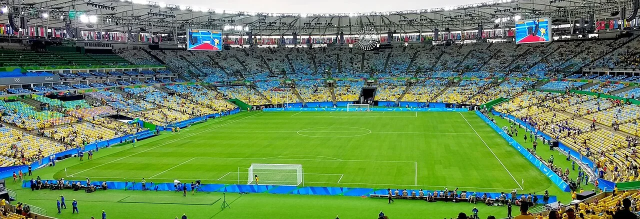 Vista panorâmica do Maracanã.