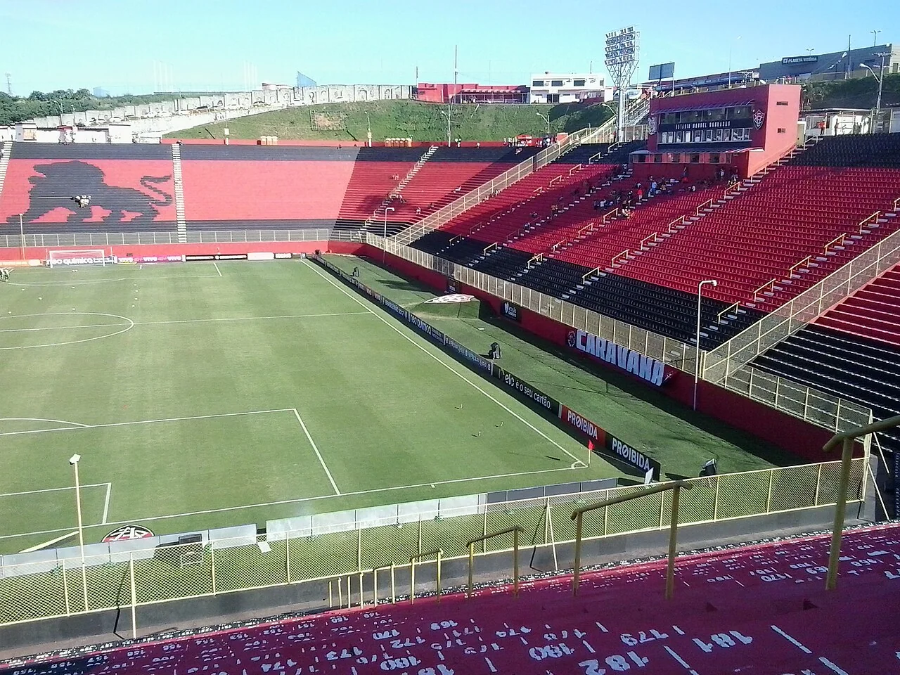 Estádio Barradão, do Esporte Clube Vitória.